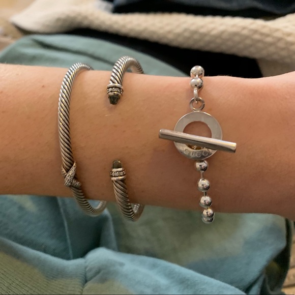 gucci bracelet silver womens